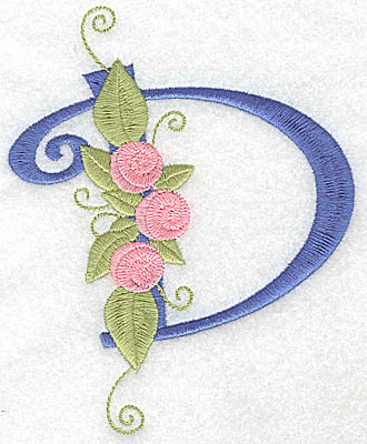 Embroidery Design: D large<br> 4.31w X 5.35h