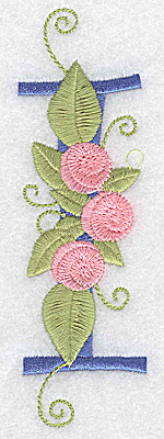 Embroidery Design: I large <br> 1.54w X 4.82h