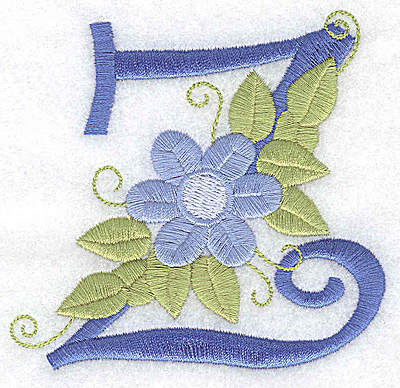 Embroidery Design: Z large<br> 3.75w X 3.57h