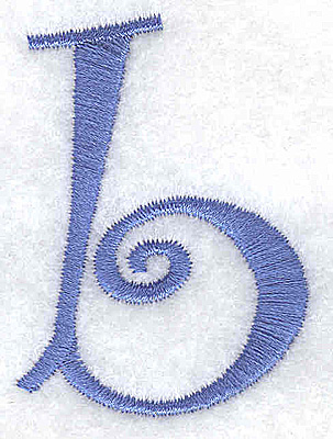 Embroidery Design: b lower case<br> 1.47w X 2.01h