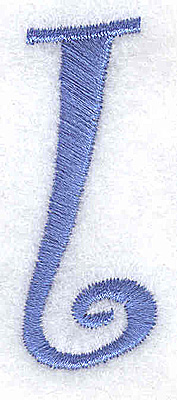 Embroidery Design: l lower case<br> 0.77w X 2.01h