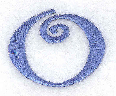 Embroidery Design: o lower case<br> 1.52w X 1.22h