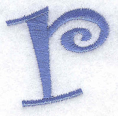 Embroidery Design: r lower case<br> 1.42w X 1.41h