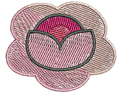 Embroidery Design: Flower 1<br> 1.99w X 1.63h
