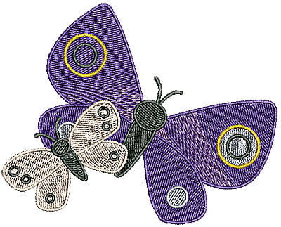 Embroidery Design: Butterflies<br> 4.72w X 3.78h | Embroidery Legacy Embroidery Design: Butterflies<br> 4.72w X 3.78h