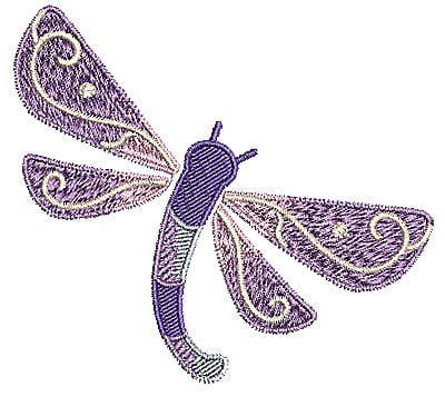 Embroidery Design: Dragonfly 2<br> 3.67w X 3.30h