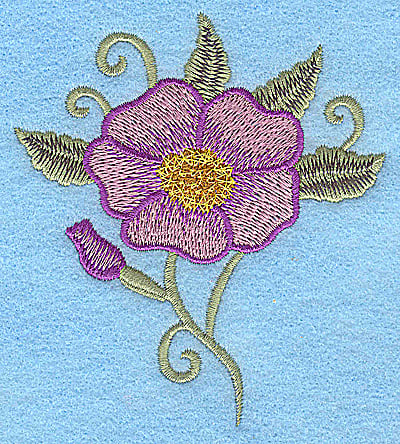 Embroidery Design: Pansy<br> 3.43w X 3.83h