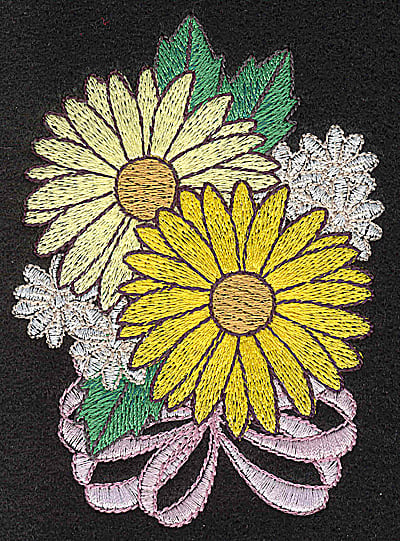 Embroidery Design: Flower<br> 2.98w X 4.14h
