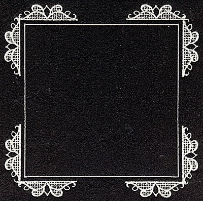 Embroidery Design: Lace border large<br> 6.02w X 6.04h