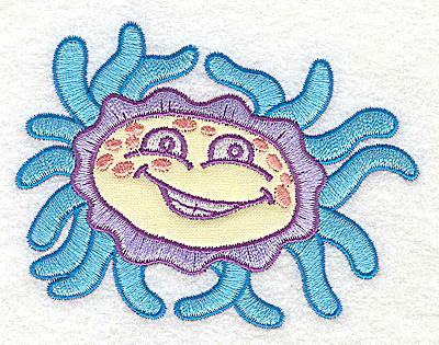 Embroidery Design: Germ C Applique<br>2.87H x 3.87W