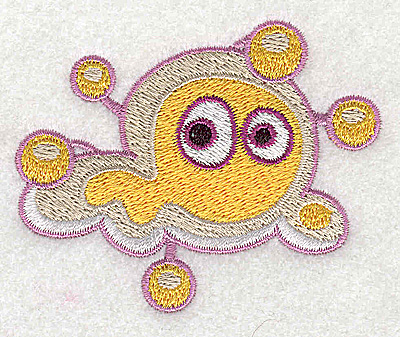 Embroidery Design: Germ E<br>2.43H x 3.01W