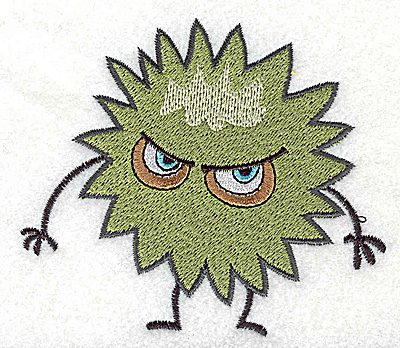 Embroidery Design: Germ F large<br>3.43H x 3.86W