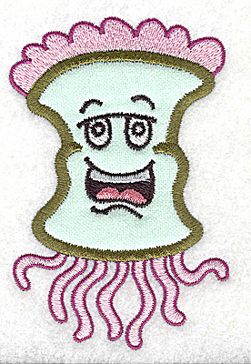 Embroidery Design: Germ G Applique<br>4.07H x 2.74W