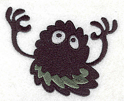 Embroidery Design: Germ H<br>2.55H x 3.27W