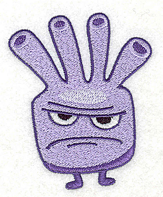 Embroidery Design: Germ K<br>3.30H x 2.70W