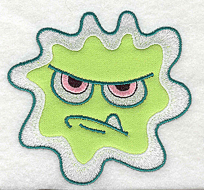 Embroidery Design: Germ L Applique large<br>3.67H x 3.87W