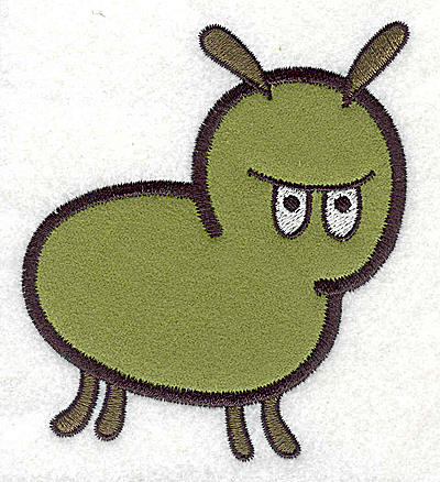Embroidery Design: Germ N Applique<br>3.89H x 3.30W