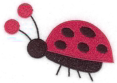 Embroidery Design: Ladybug A large<br> 3.52w X 2.57h | Embroidery Legacy Embroidery Design: Ladybug A large<br> 3.52w X 2.57h