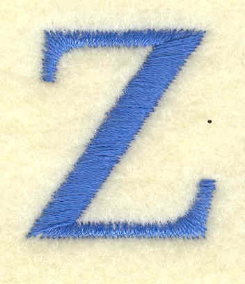 Embroidery Design: Zeta small<br> 0.92w X 1.02h