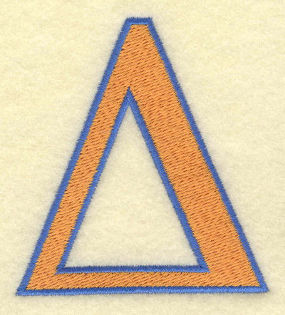 Embroidery Design: Delta large<br> 2.76w X 3.03h