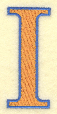 Embroidery Design: Iota large<br> 1.92w X 3.03h