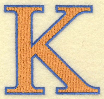 Embroidery Design: Kappa large<br> 3.22w X 3.03h