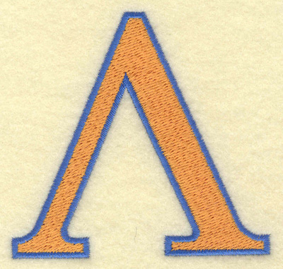 Embroidery Design: Lambda large<br> 3.17w X 3.03h
