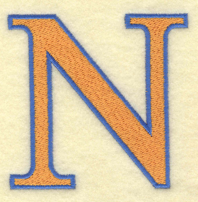 Embroidery Design: Nu large<br> 3.11w X 3.03h