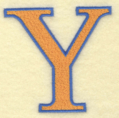 Embroidery Design: Upsilon large<br> 3.08w X 3.03h