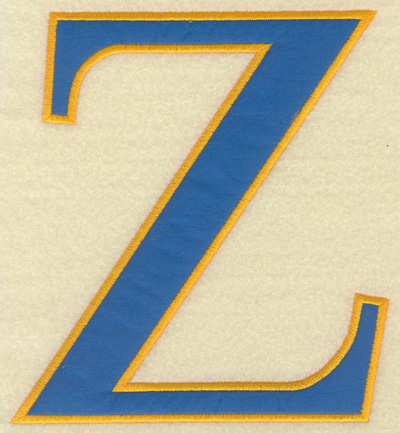 Embroidery Design: Zeta large applique<br> 5.97w X 6.50h