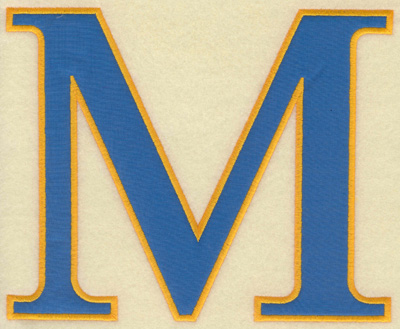 Embroidery Design: Mu large applique<br> 8.03w X 6.50h