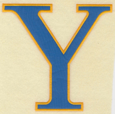 Embroidery Design: Upsilon large applique<br> 6.62w X 6.50h