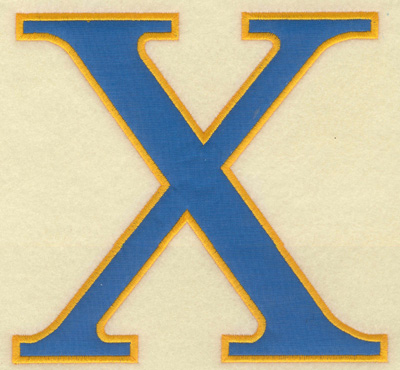 Embroidery Design: Chi large applique<br> 6.98w X 6.50h