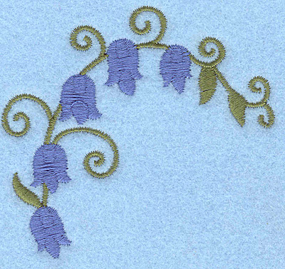 Embroidery Design: Bluebells<br> 3.01w X 2.81h