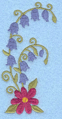 Embroidery Design: Flowers I<br> 1.90w X 3.89h