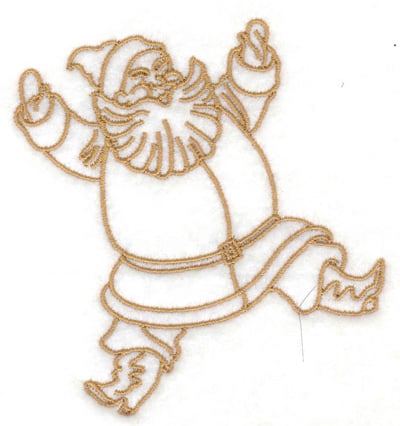 Embroidery Design: Santa<br> 3.56w X 3.83h