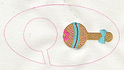 Embroidery Design: Closet dividers girls Rattle<br> 5.40w X 2.91h | Embroidery Legacy Embroidery Design: Closet dividers girls Rattle<br> 5.40w X 2.91h