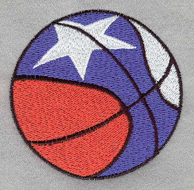 Embroidery Design: Basketball U.S.A.<br>3.06w X 3.00h