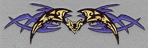 Embroidery Design: Bat large<br>7.00w X 2.03h