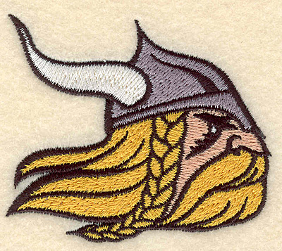Embroidery Design: Viking warrior small <br>3.04"w X 2.65"h