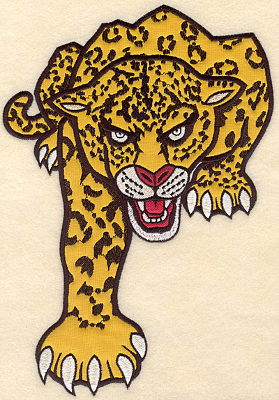Embroidery Design: Leopard large double applique <br>7.28"w X 10.53"h | Embroidery Legacy Embroidery Design: Leopard large double applique <br>7.28"w X 10.53"h