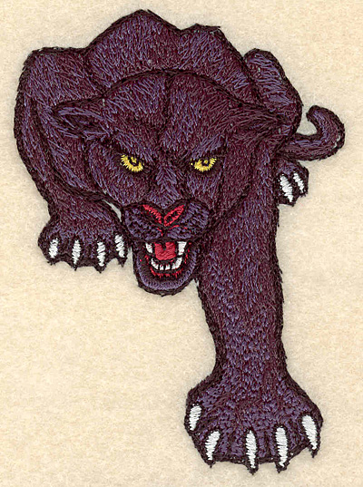 Embroidery Design: Panther small <br>2.64"w X 3.81"h | Embroidery Legacy Embroidery Design: Panther small <br>2.64"w X 3.81"h