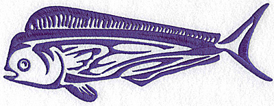 Embroidery Design: Game Fish 3 large<br> 9.12w X 3.37h