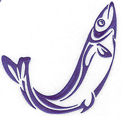 Embroidery Design: Game Fish 8 large<br> 7.04w X 6.99h