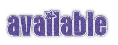 Embroidery Design: Available<br>3.76" x 1.06"
