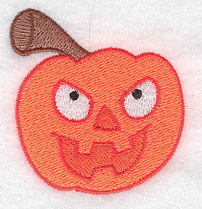 Embroidery Design: Scary pumpkin<br> 2.16w X 2.37h