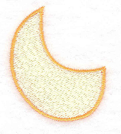 Embroidery Design: Moon<br> 1.61w X 1.94h