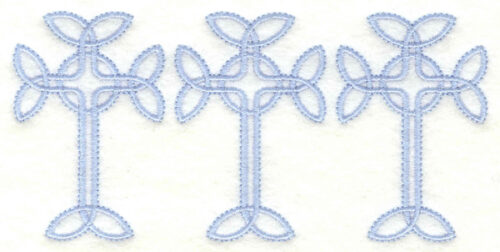 Embroidery Design: Cross border<br>5.00w X 2.41h