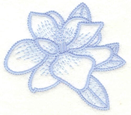Embroidery Design: Magnolia small<br>3.00w X 2.63h