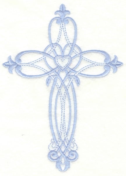 Embroidery Design: Cross<br>4.99w X 6.94h